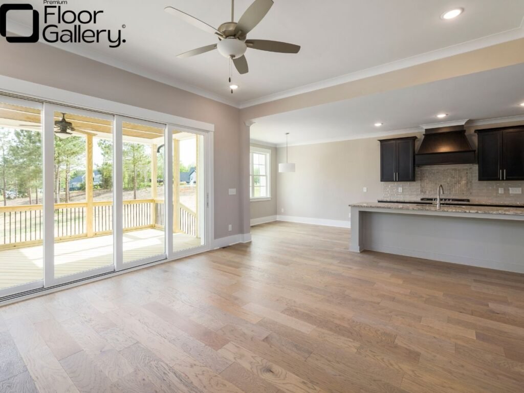 Polished concrete floor with salt-and-pepper finish installed in a period home in Murrumbeena VIC 3163 by Premium Floor Gallery